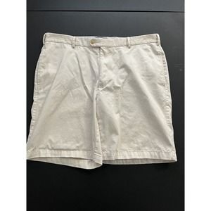Peter Millar 40 Adult Chino Shorts Golf Beige 9” Inseam Casual Preppy Mens
